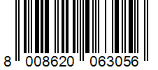 Barcode 8008620063056