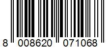 Barcode 8008620071068