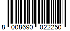 Barcode 8008690022250