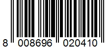Barcode 8008696020410