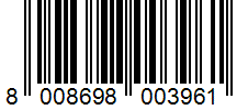 Barcode 8008698003961