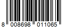 Barcode 8008698011065