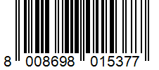 Barcode 8008698015377