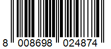 Barcode 8008698024874
