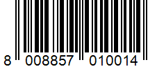Barcode 8008857010014