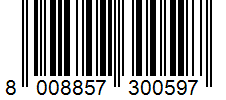 Barcode 8008857300597
