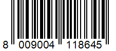 Barcode 8009004118645