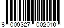 Barcode 8009327002010