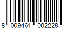 Barcode 8009461002228