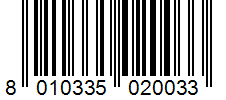 Barcode 8010335020033