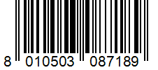 Barcode 8010503087189