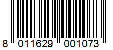 Barcode 8011629001073