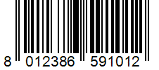 Barcode 8012386591012