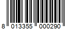 Barcode 8013355000290