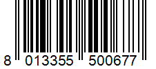Barcode 8013355500677
