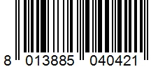 Barcode 8013885040421