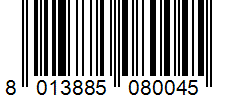 Barcode 8013885080045