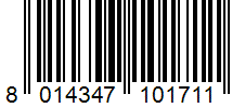 Barcode 8014347101711