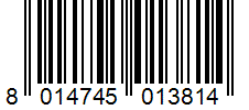 Barcode 8014745013814