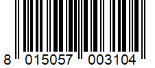 Barcode 8015057003104