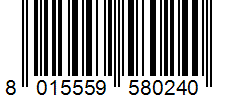 Barcode 8015559580240