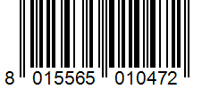 Barcode 8015565010472