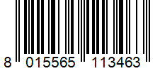 Barcode 8015565113463