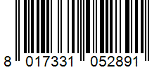 Barcode 8017331052891