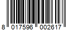 Barcode 8017596002617