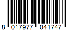 Barcode 8017977041747