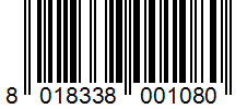 Barcode 8018338001080