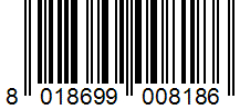 Barcode 8018699008186