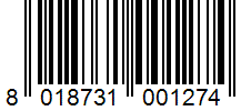 Barcode 8018731001274