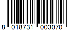 Barcode 8018731003070