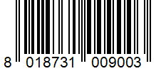 Barcode 8018731009003