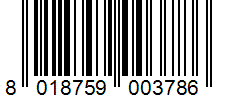 Barcode 8018759003786