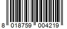 Barcode 8018759004219