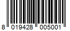 Barcode 8019428005001