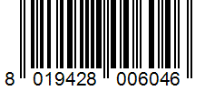 Barcode 8019428006046