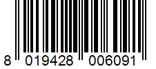 Barcode 8019428006091