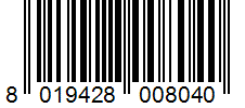 Barcode 8019428008040