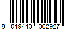 Barcode 8019440002927