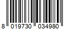 Barcode 8019730034980