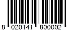 Barcode 8020141800002