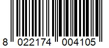 Barcode 8022174004105
