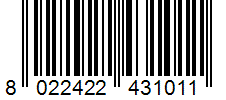 Barcode 8022422431011