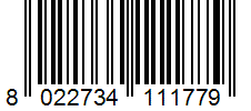 Barcode 8022734111779