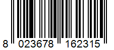 Barcode 8023678162315