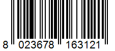 Barcode 8023678163121