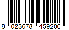 Barcode 8023678459200